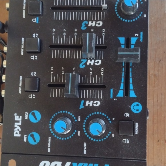 Pyle PMX7BU AudioDJ MP3 Mixer with Power Adapter NWT - Picture 3 of 6